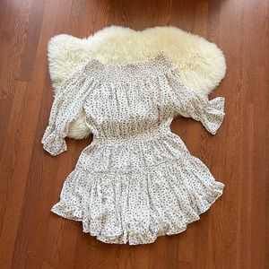 Fab’rik Off-The-Shoulder Smocked Dress